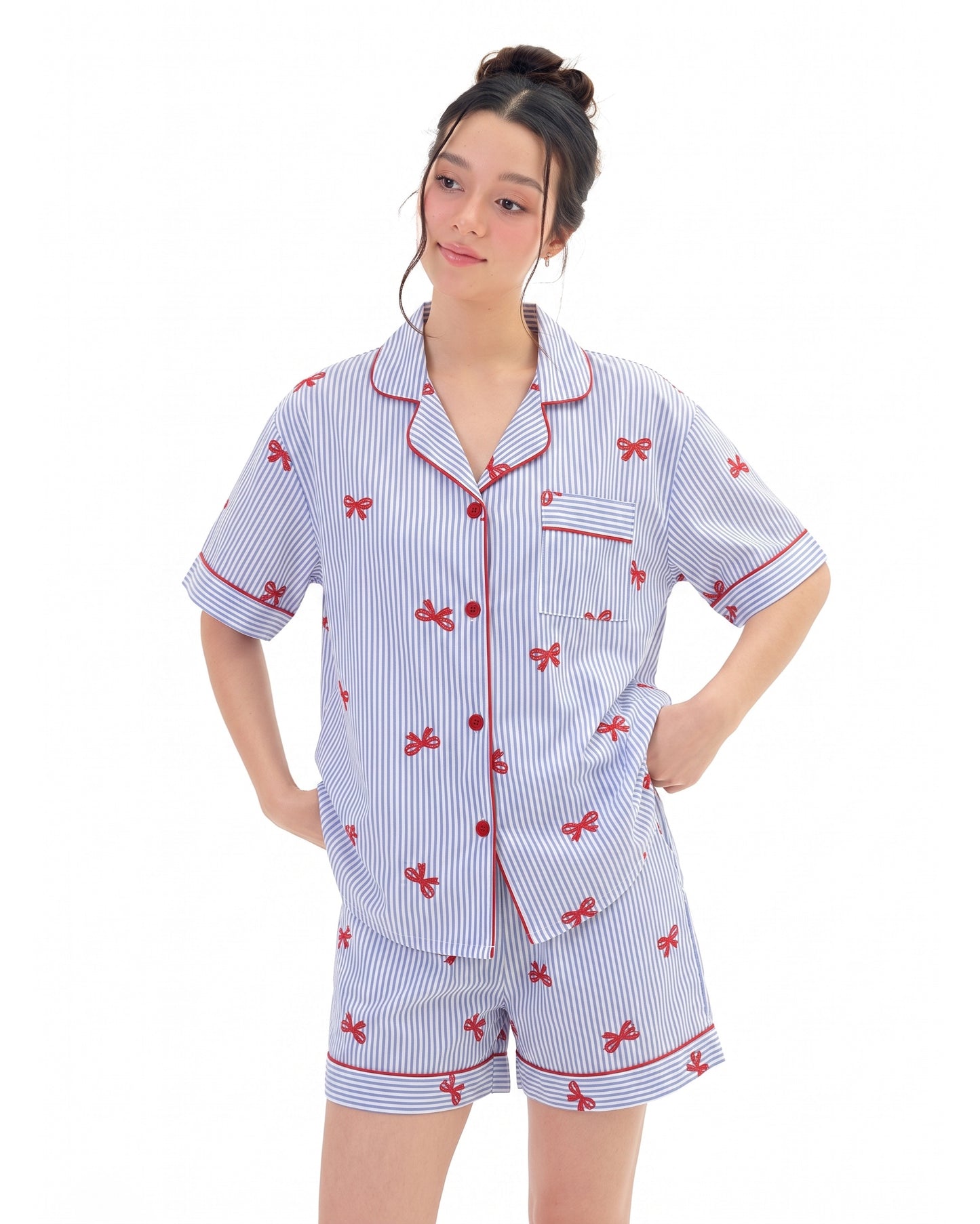 Red Ribbon 3 Piece Set