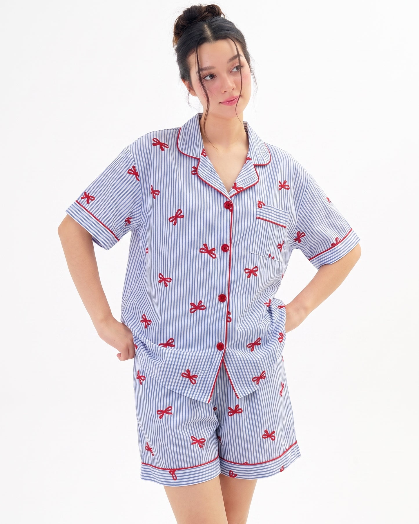 Red Ribbon 3 Piece Set