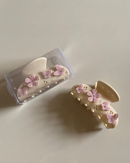 Pink Blossom Clip